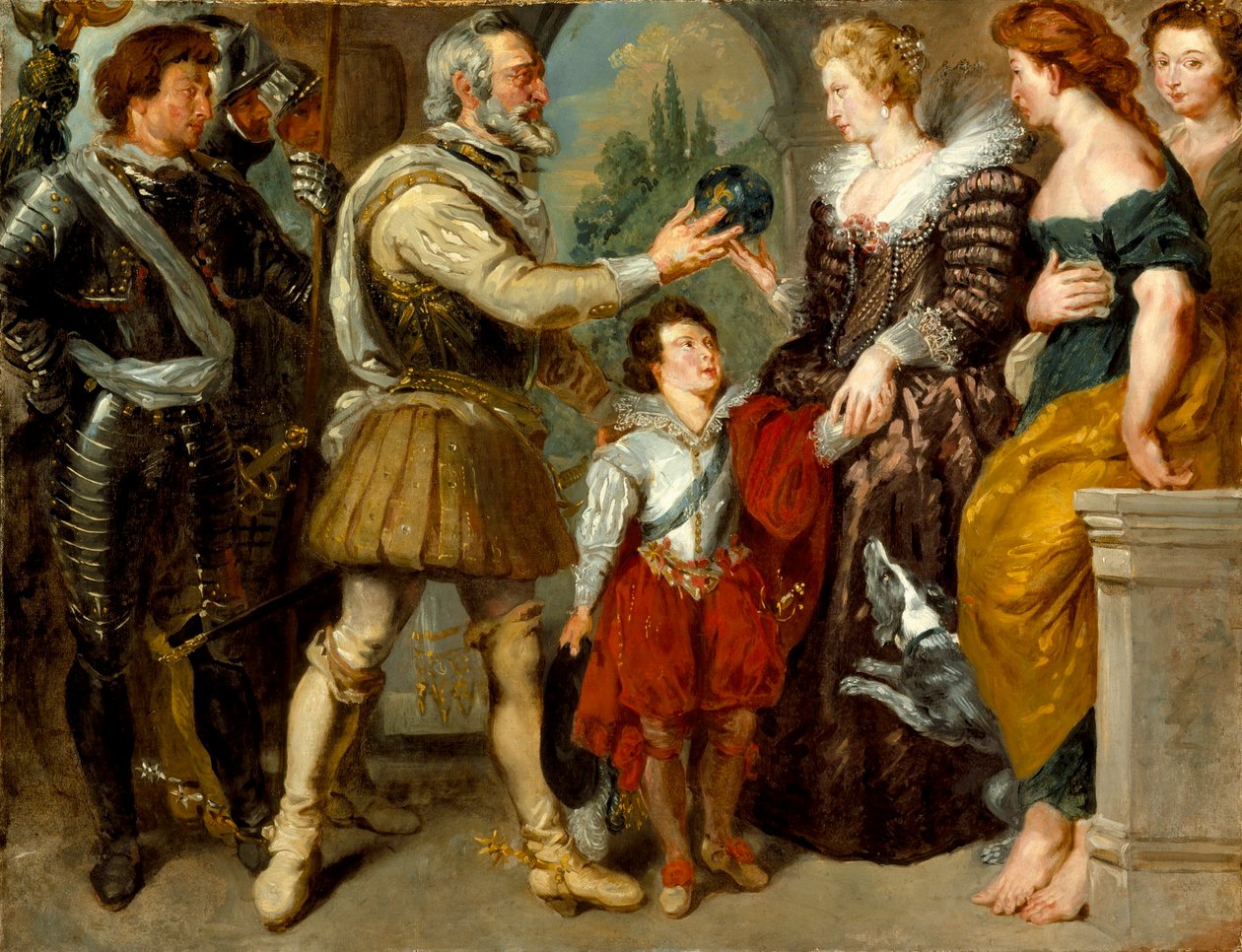 Henri IV conférant la régence à Marie de Médicis - Peter Paul Rubens