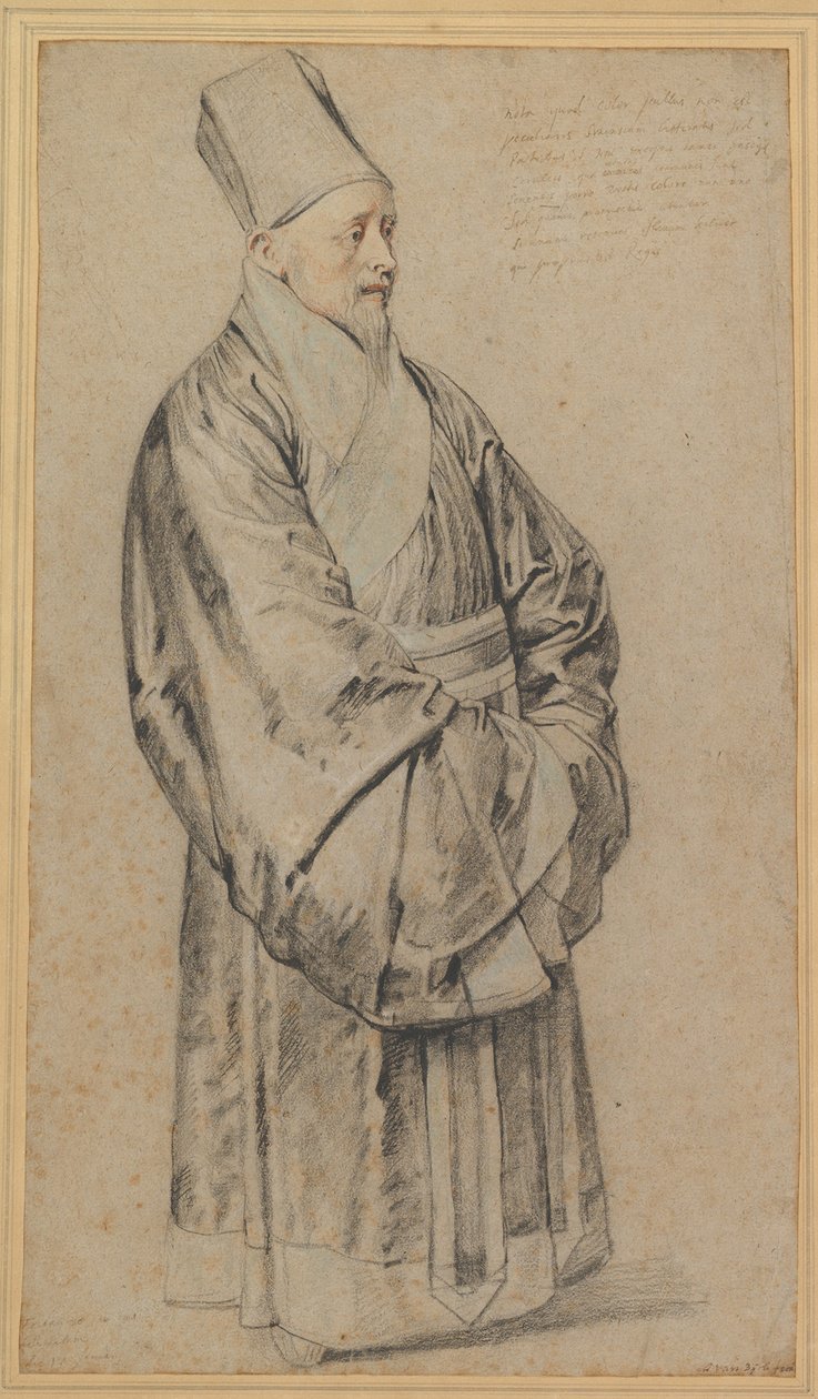 Portrait de Nicolas Trigault en costume chinois, 1617 - Peter Paul Rubens