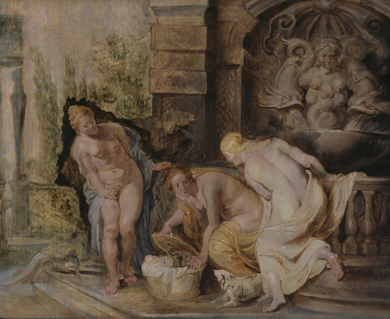 Les Filles de Cécrops découvrant Érichthonios c.1615 - Peter Paul Rubens
