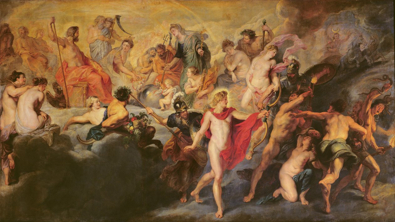 Le cycle des Médicis : Conseil des dieux pour le mariage espagnol, 1621-25 - Peter Paul Rubens