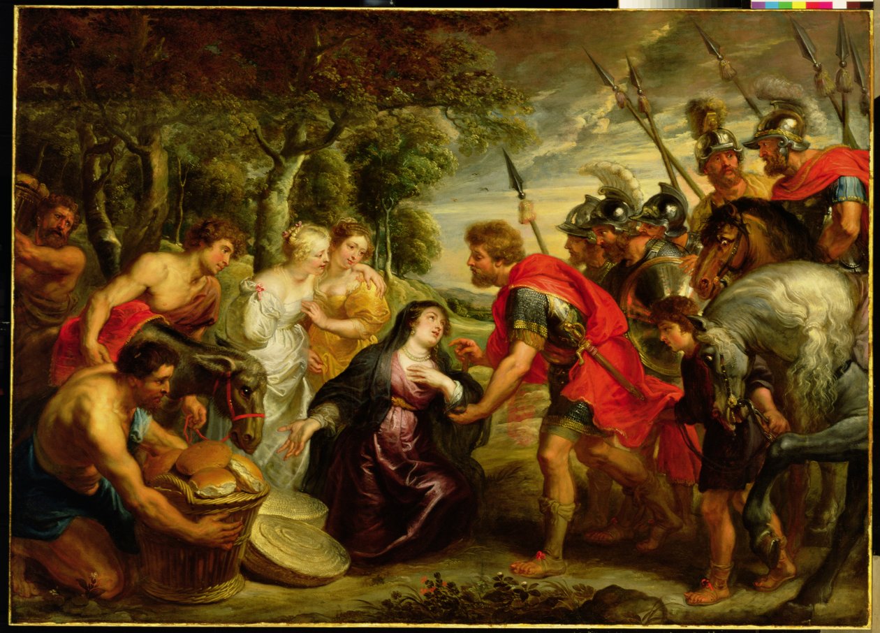 La Rencontre de David et Abigail, 1625-28 - Peter Paul Rubens