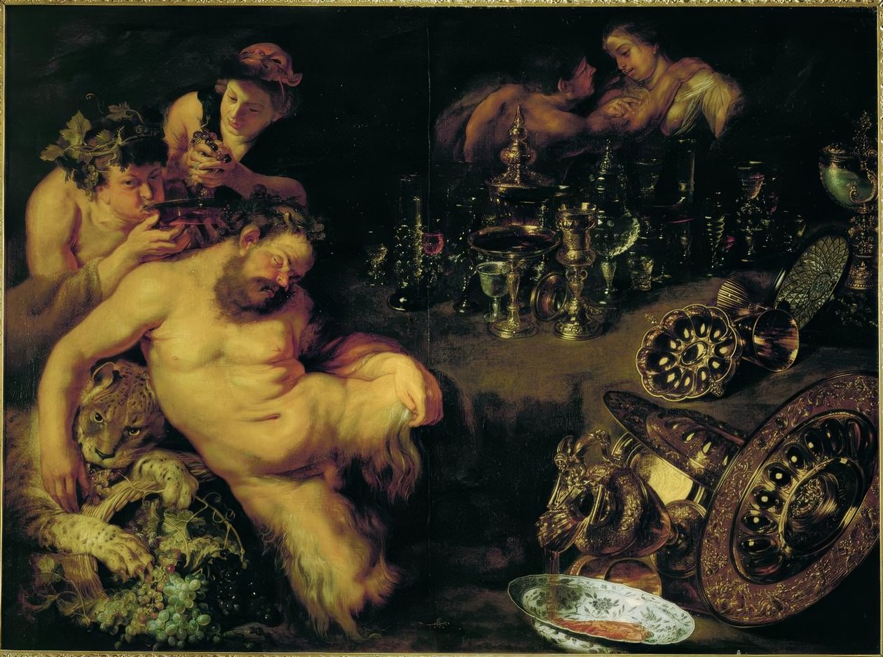 Satyre ivre et endormi - Peter Paul Rubens