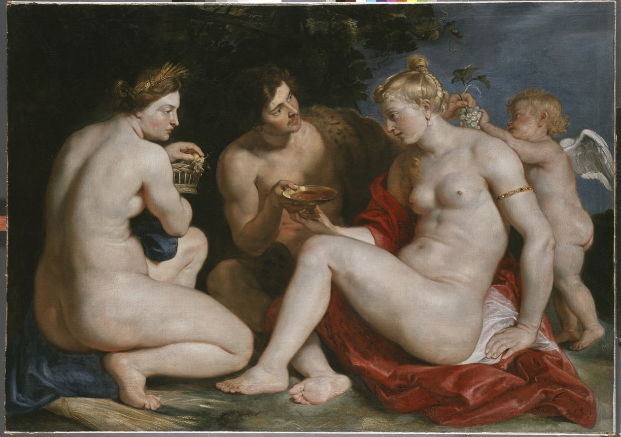 Vénus, Amour, Bacchus et Cérès, vers 1612-13 - Peter Paul Rubens