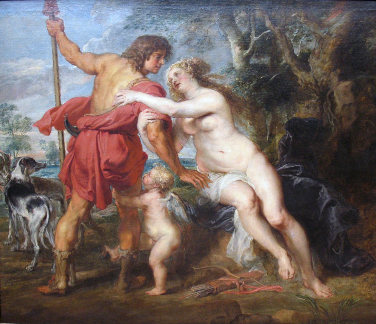 Vénus et Adonis - Peter Paul Rubens