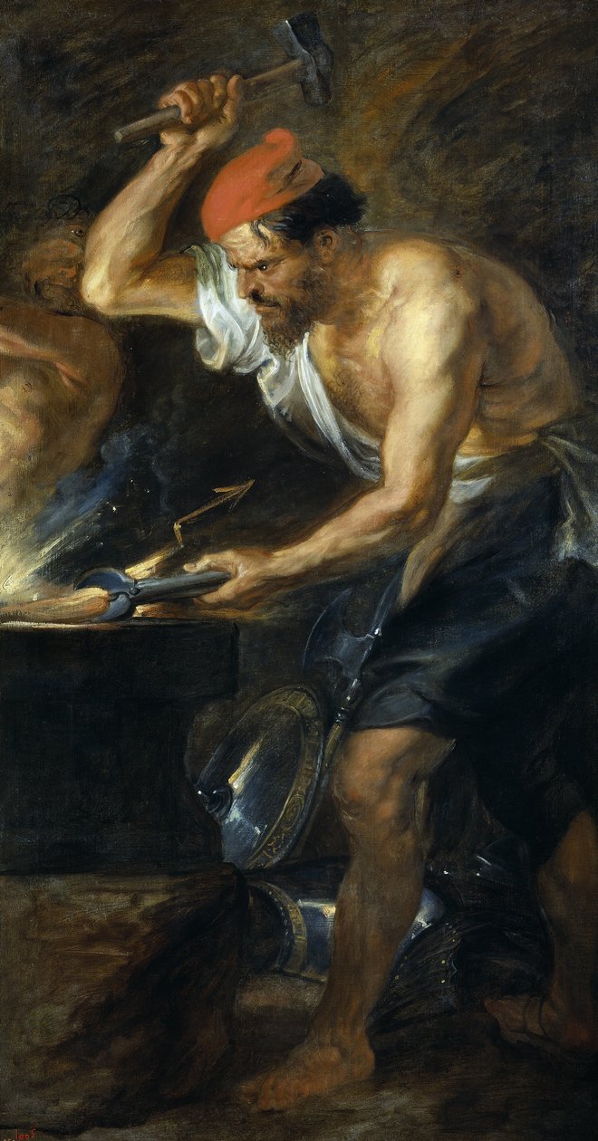Vulcain forgeant les éclairs de Jupiter - Peter Paul Rubens