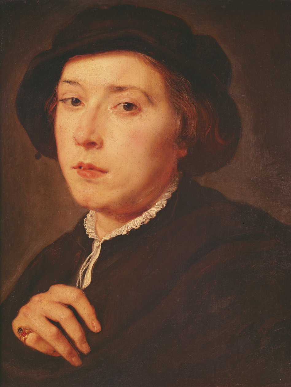 Jeune homme avec un chapeau noir, 1615-18 - Peter Paul Rubens