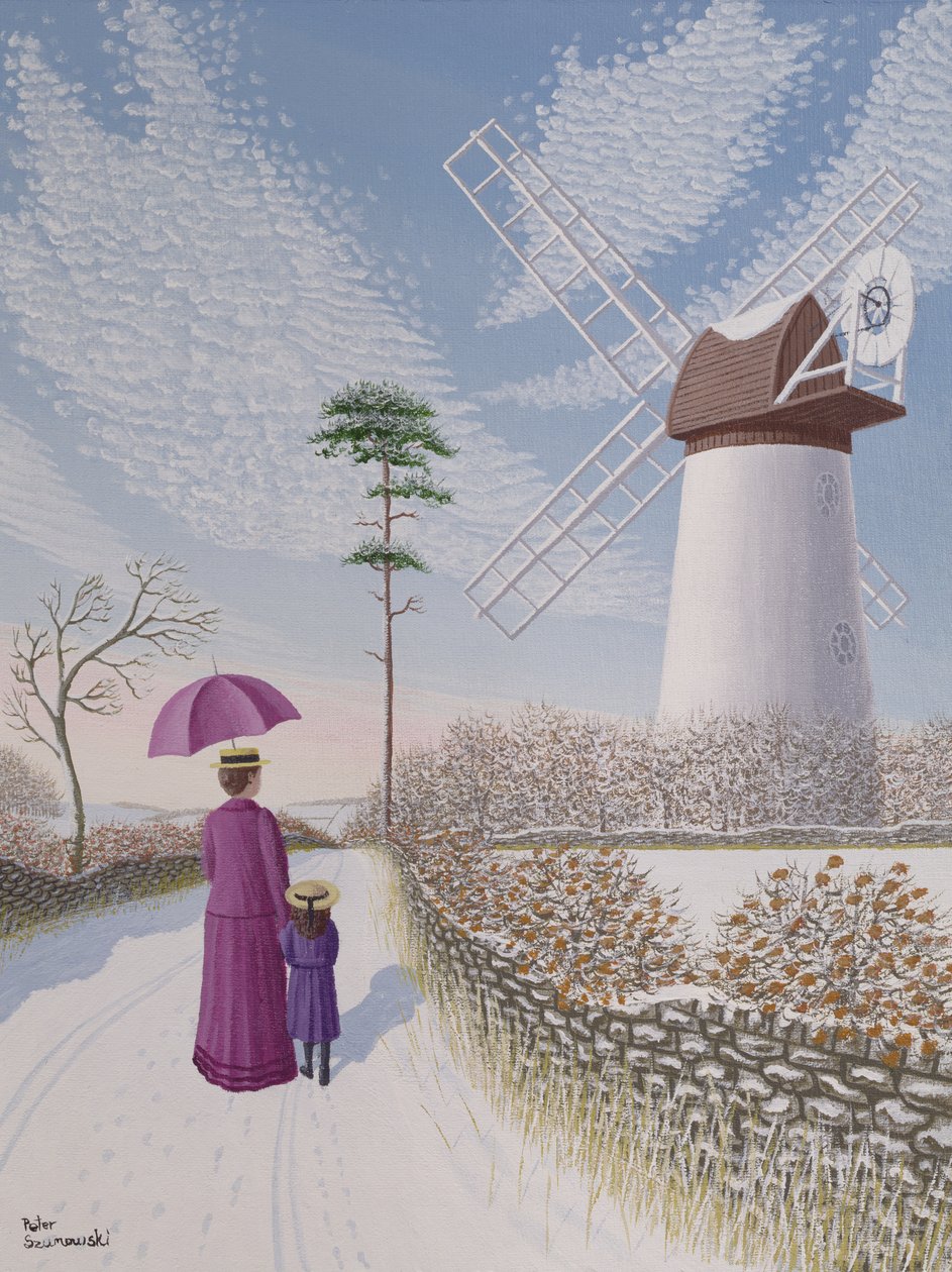 Promenade près du moulin - Peter Szumowski