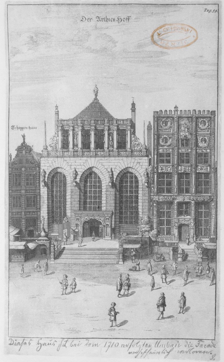 La Cour Artus, 1687 - Peter Willer