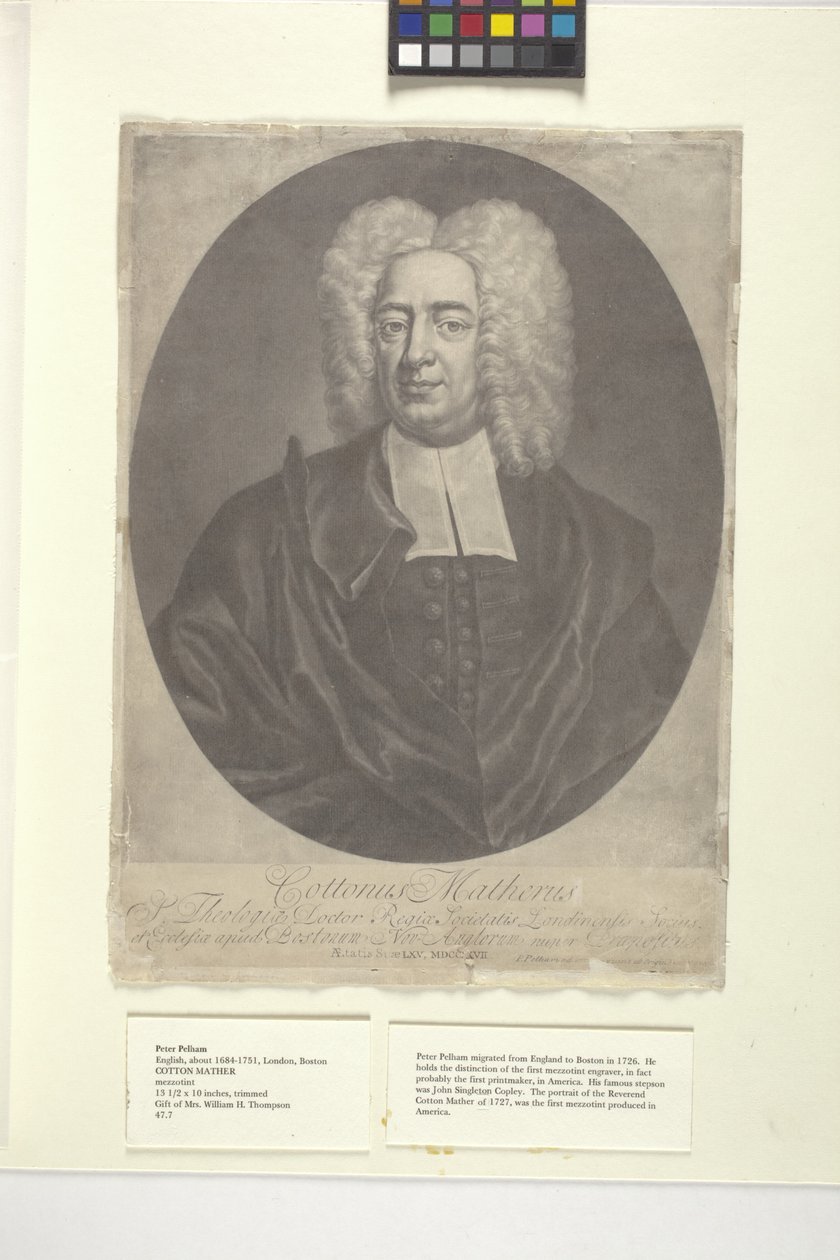 Cotton Mather - Peter (after) Pelham