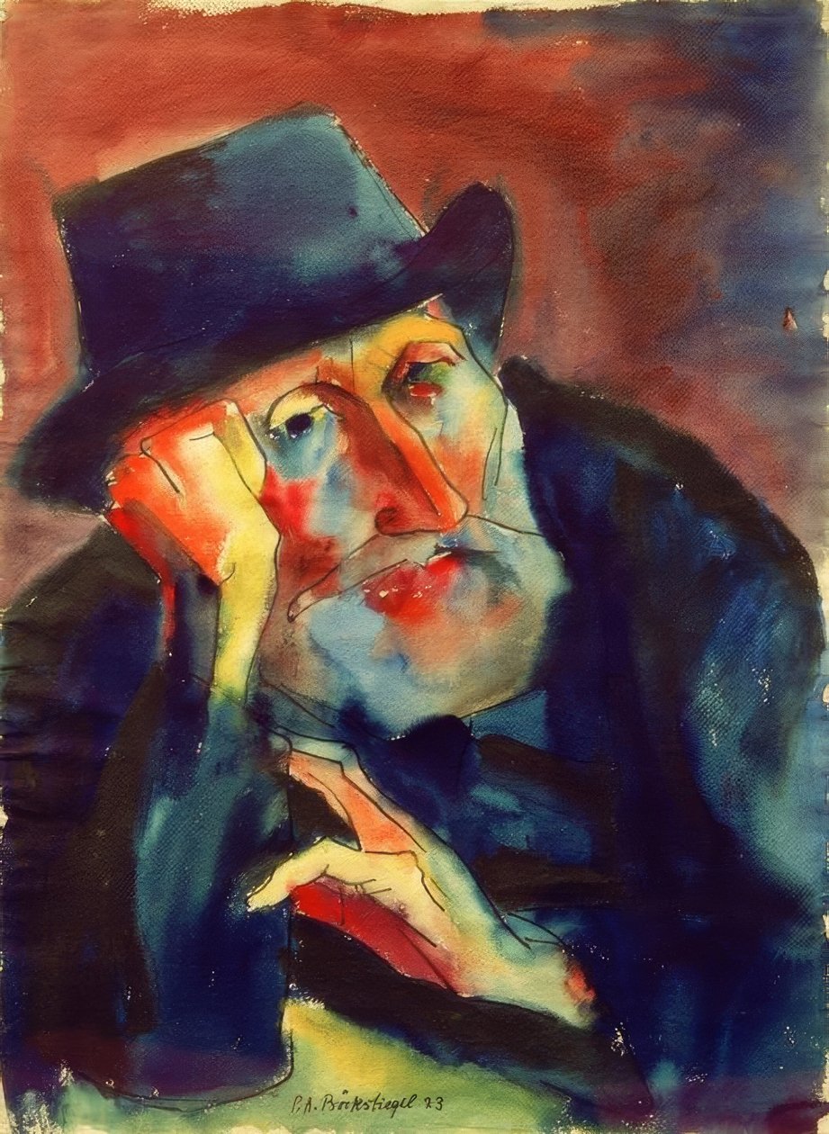 Tête de Peter Sussieck - Peter August Böckstiegel