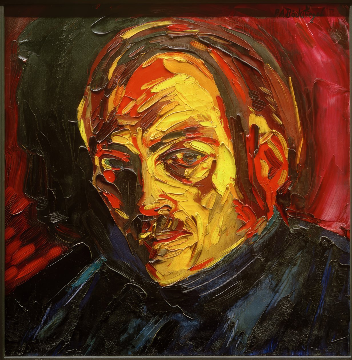 Portrait de Max Tietz - Peter August Böckstiegel