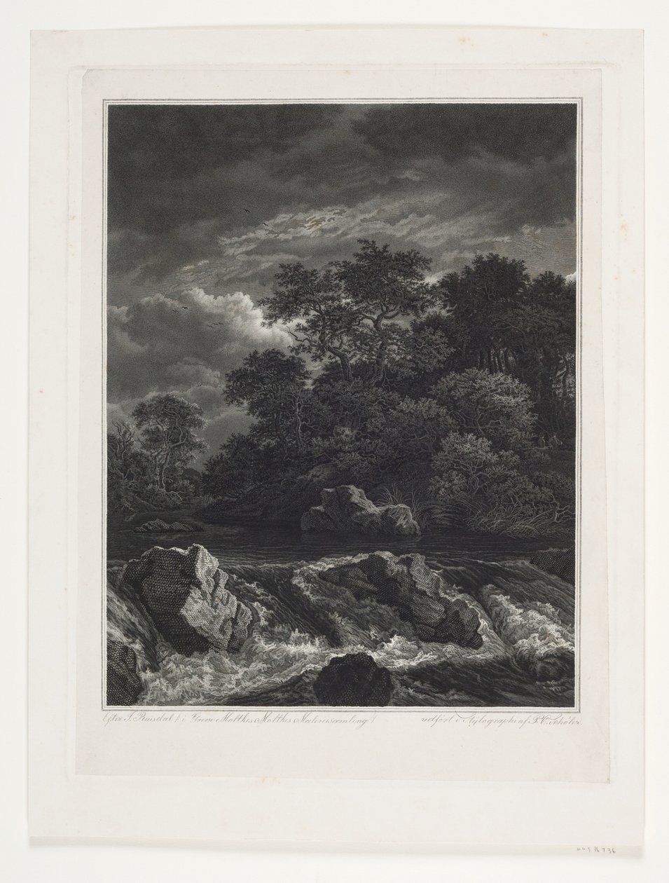 Paysage avec cascade - Peter Christian Schøler