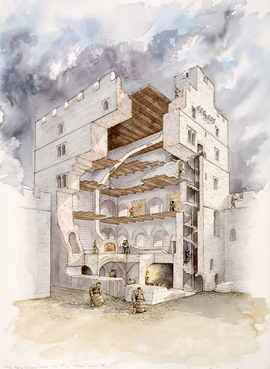 Château de Norham, milieu du 15e siècle, 1990-2010 - Peter Dunn