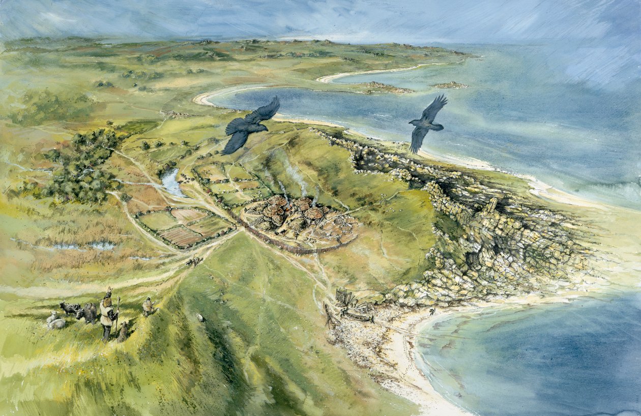Nornour, Îles Scilly, 500 av. J.-C., vers 1990-2010 - Peter Dunn