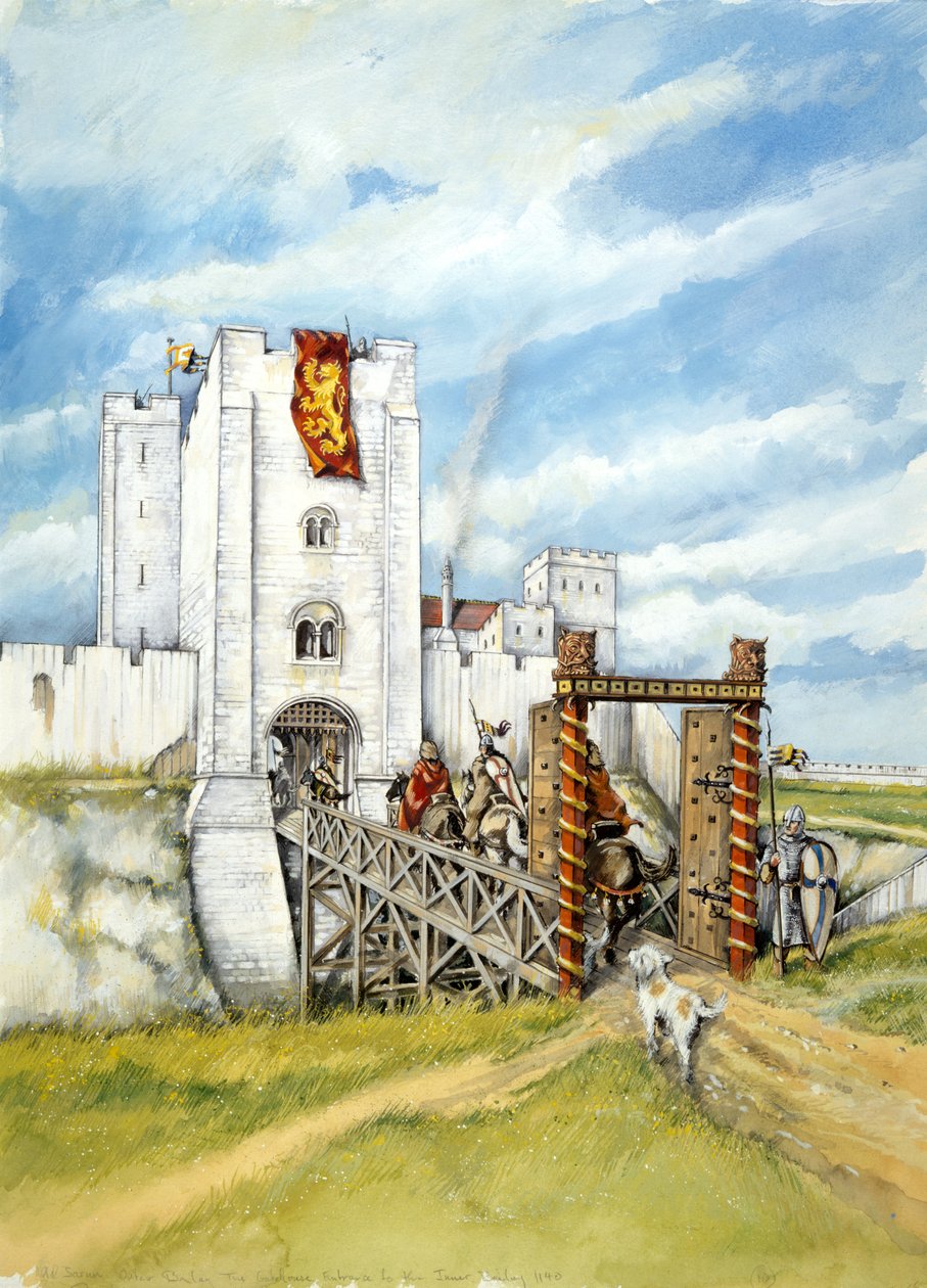 Old Sarum, 1140, vers 1990-2010 - Peter Dunn
