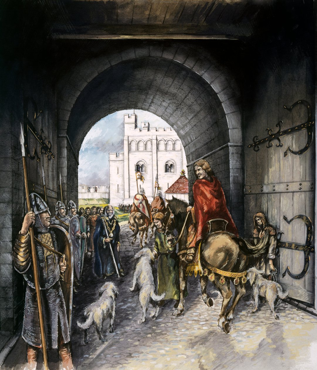 Entrée de la maison de garde d