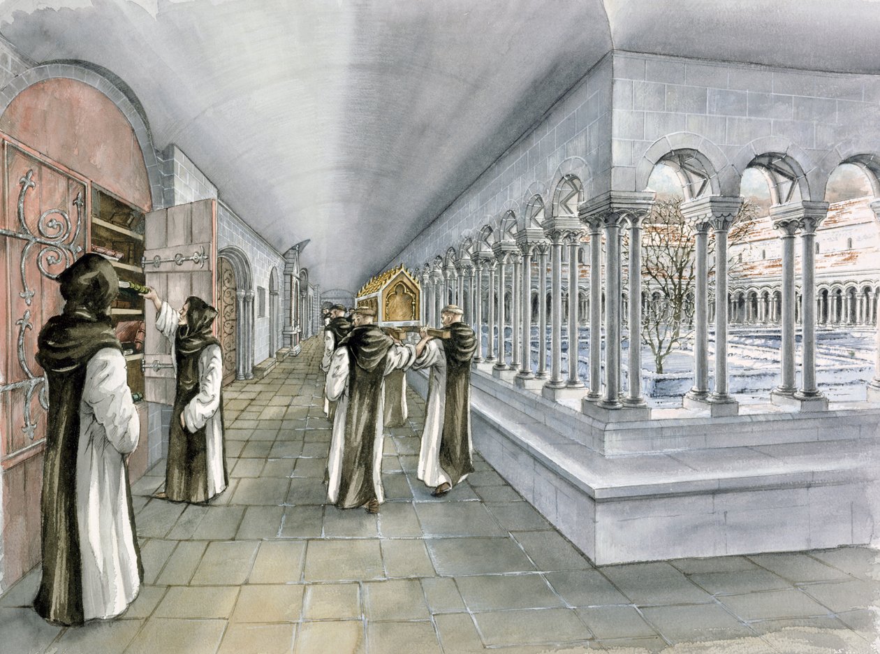 Abbaye de Rievaulx, 13e siècle, vers 1990-2010 - Peter Dunn