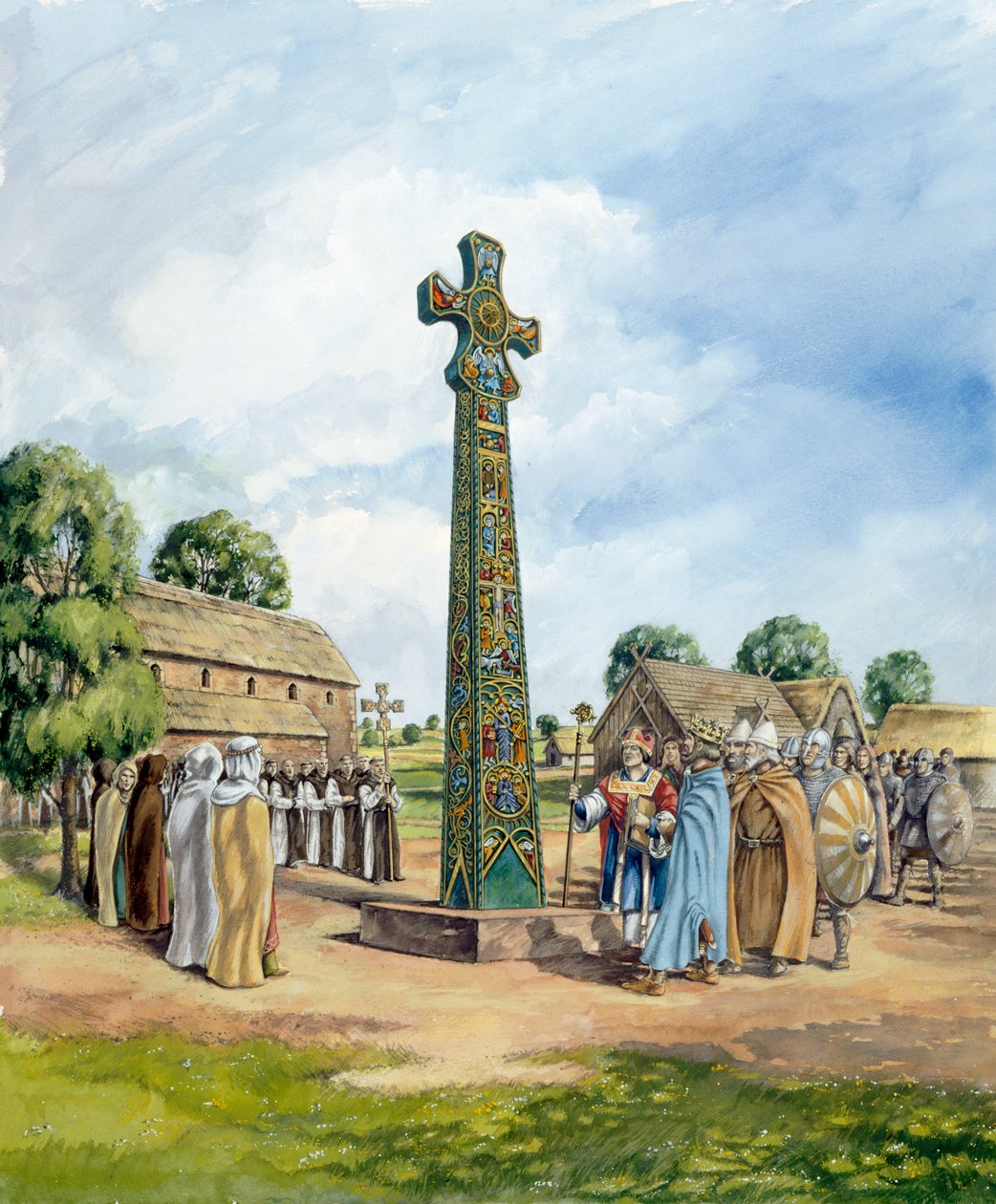 Croix de Sandbach, 9ème siècle, vers 1990-2010 - Peter Dunn