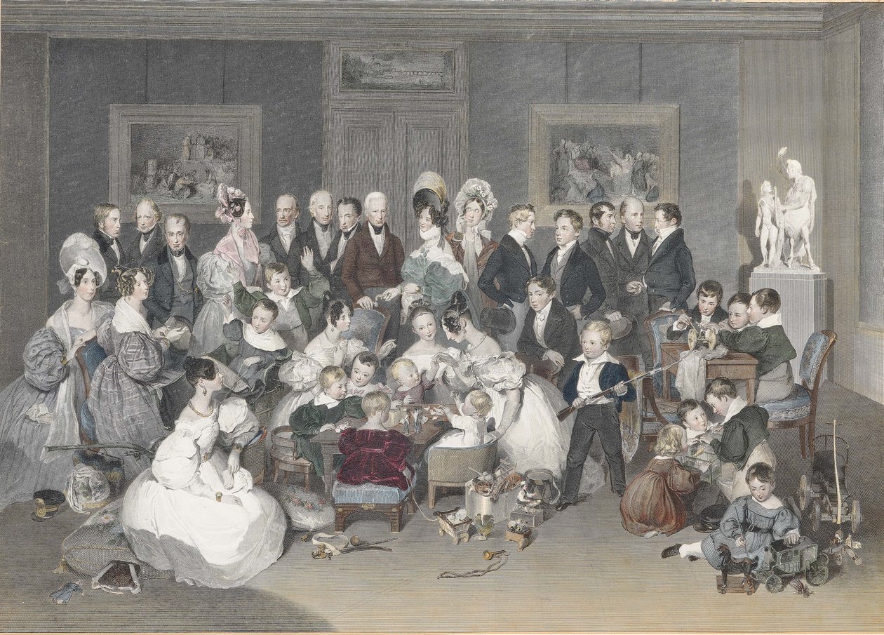 La famille impériale autrichienne en 1834 - Peter Fendi