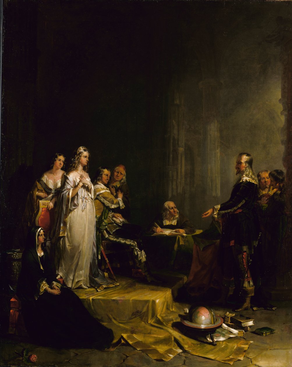 Colomb devant la reine - Peter Frederick Rothermel