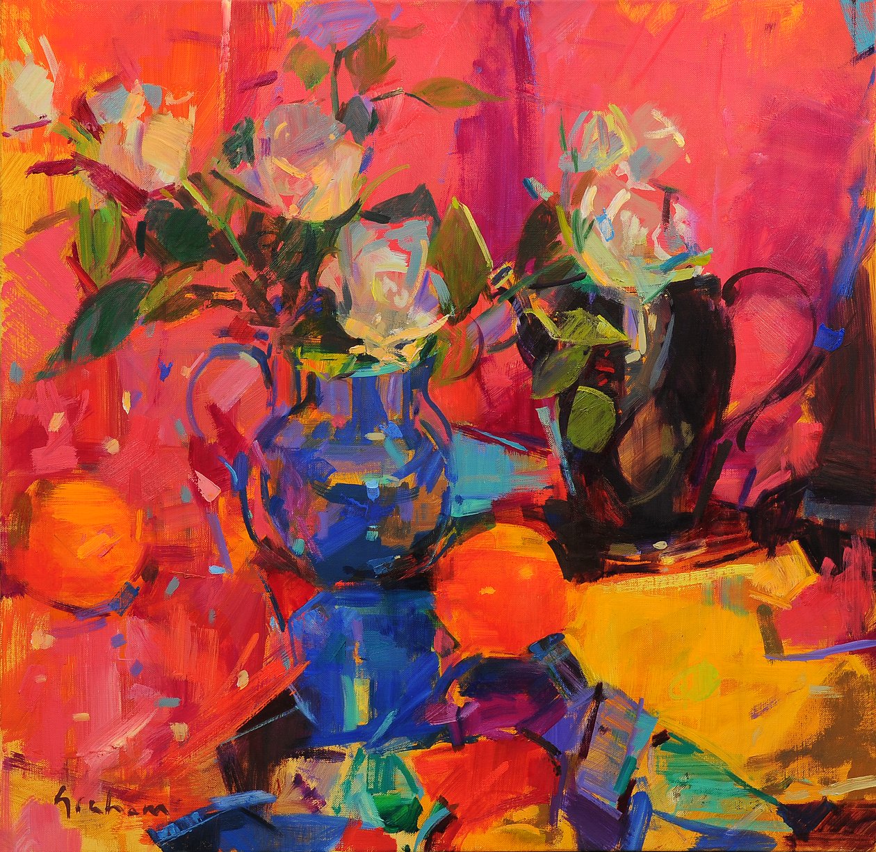 Bleu et rose - Peter Graham (Contemporary)