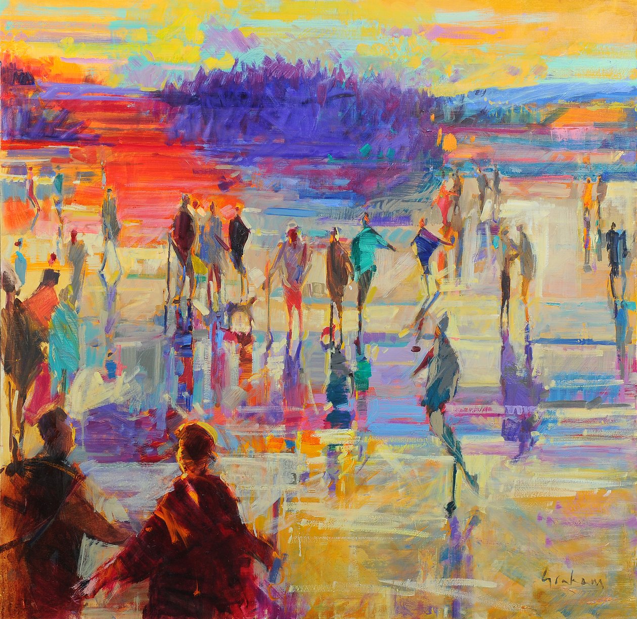 Bonspiel, Lac de Menteith - Peter Graham (Contemporary)