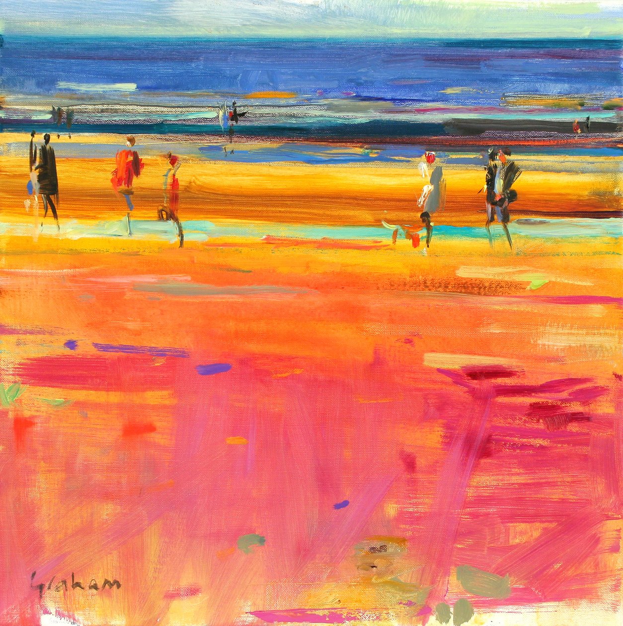 Boulevard de la Plage, 2011 - Peter Graham (Contemporary)