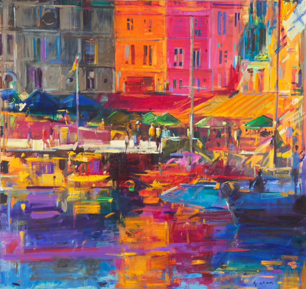 Port de Honfleur, 2011 - Peter Graham (Contemporary)
