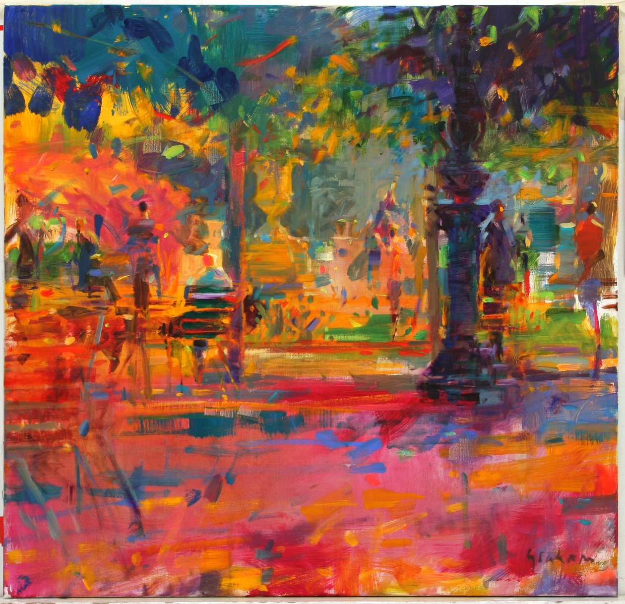 La Terrasse du Jardin - Peter Graham (Contemporary)