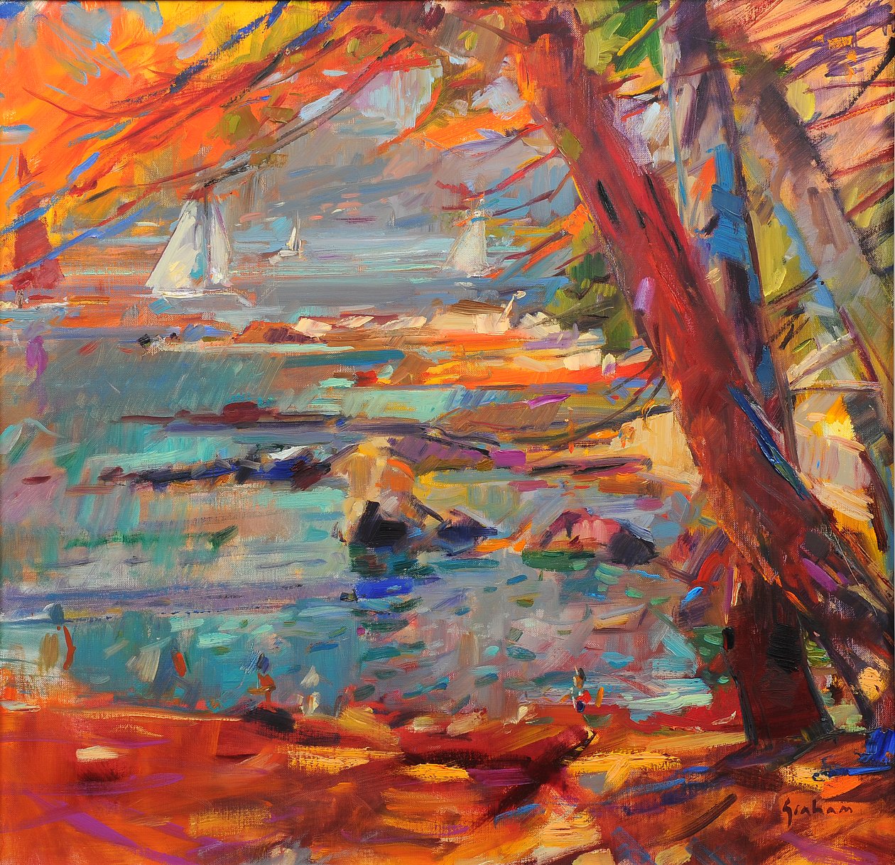 Les Îles de Lérins - Peter Graham (Contemporary)