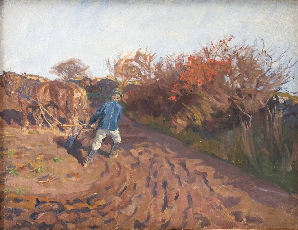 Le laboureur se retourne - Peter Hansen
