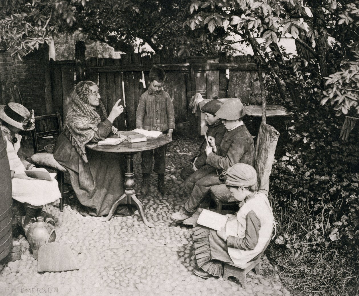 Une école de dames, 1887 - Peter Henry Emerson
