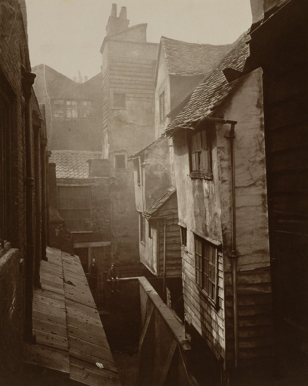 Foire aux tissus, Smithfield vers 1875 - Peter Henry Emerson