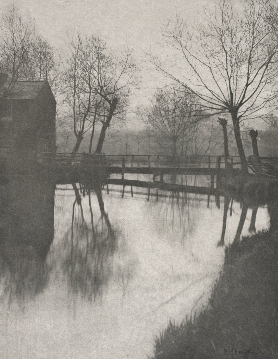 Passerelle près de Chingford - Peter Henry Emerson