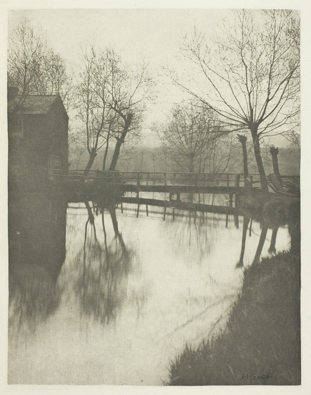 Passerelle près de Chingford - Peter Henry Emerson