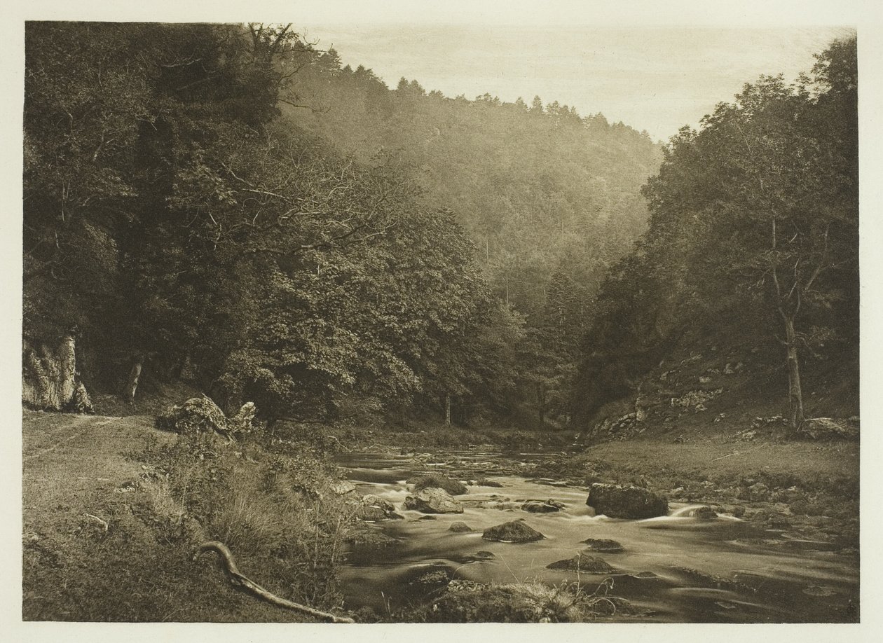 A Dove Dale (côté Staffordshire) - Peter Henry Emerson