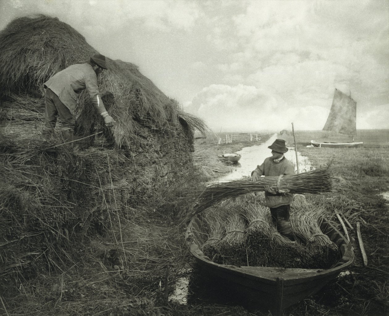 Ricking the Reed - Peter Henry Emerson