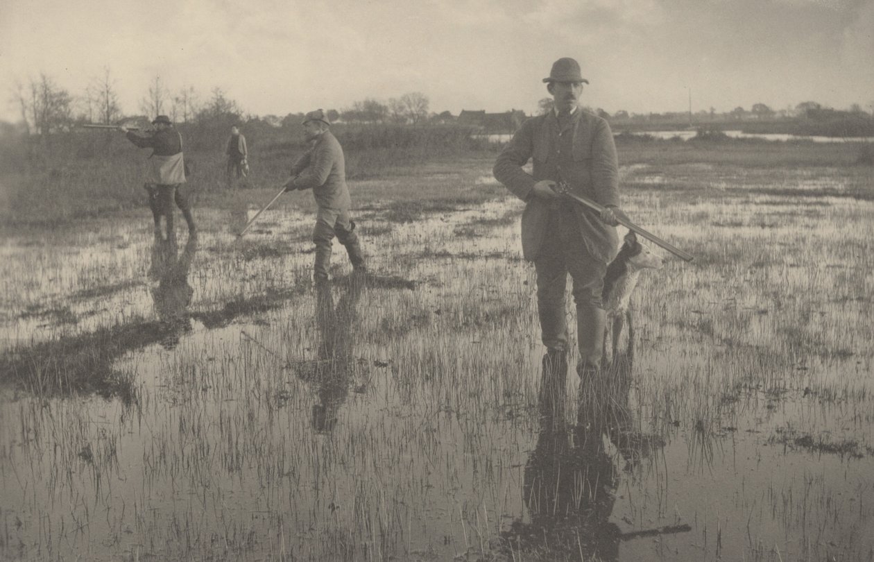Chasse aux bécassines, 1886 (photo) - Peter Henry Emerson