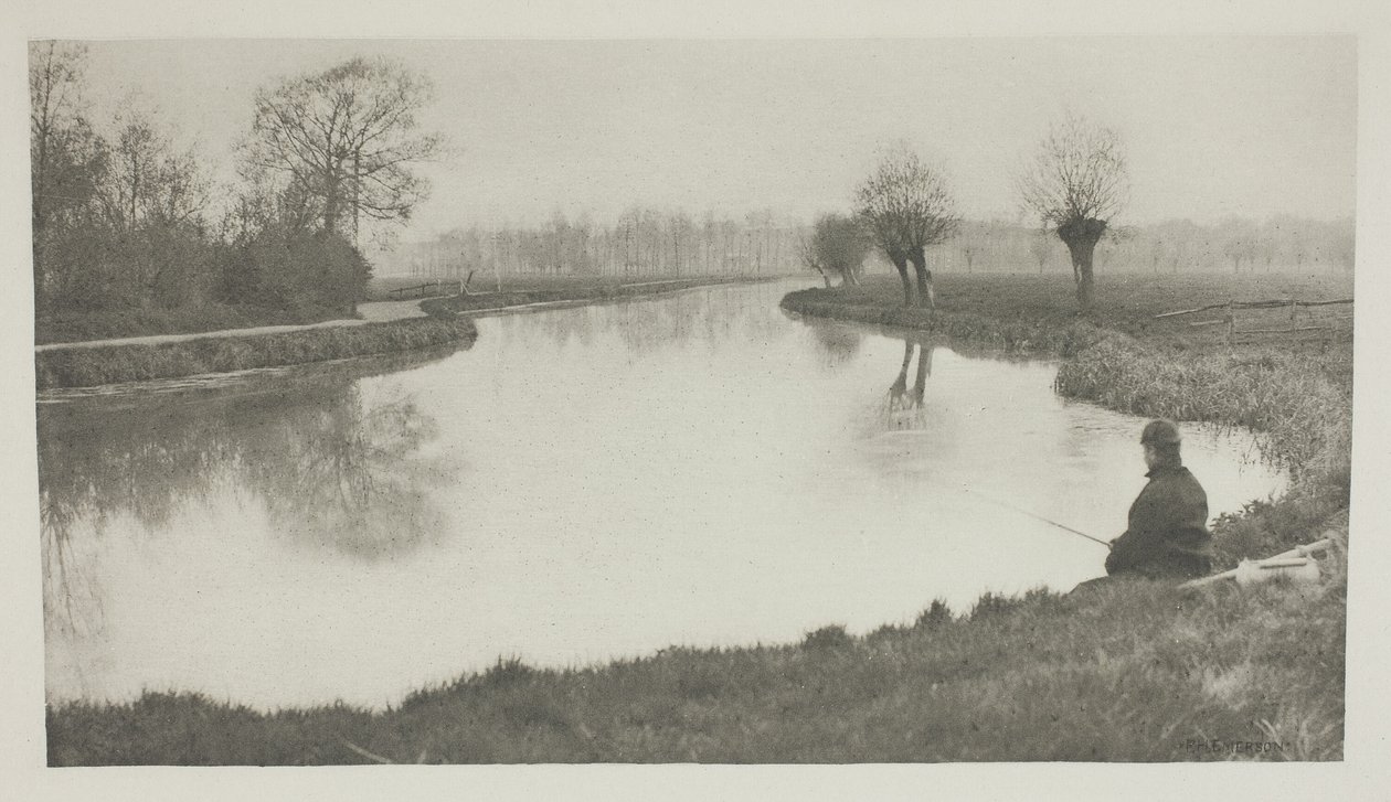 La piscine noire, près de Hoddesdon - Peter Henry Emerson