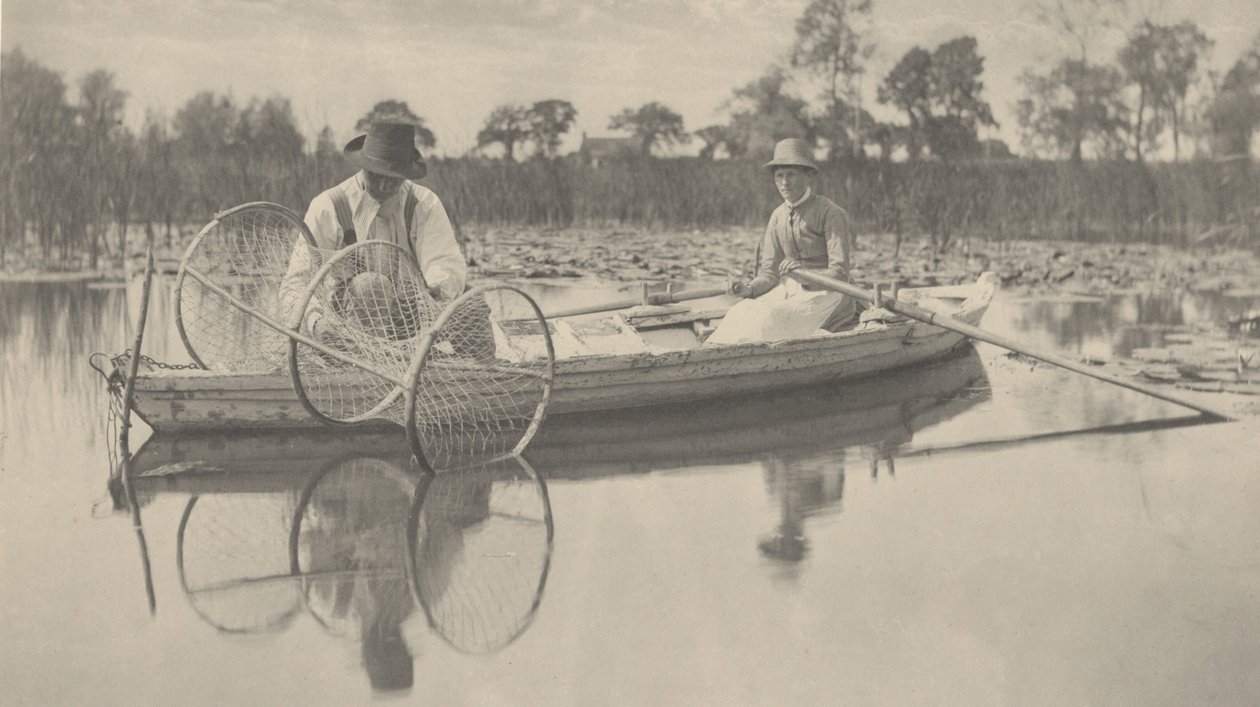 Poser le filet à arc - Peter Henry Emerson and T.F. Goodall