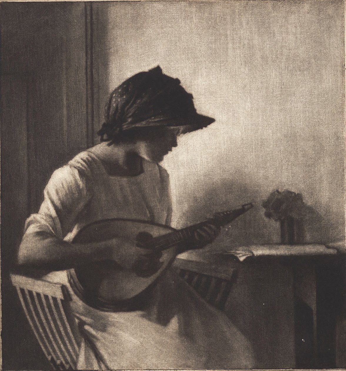 La joueuse de mandoline - Peter Vilhelm Ilsted