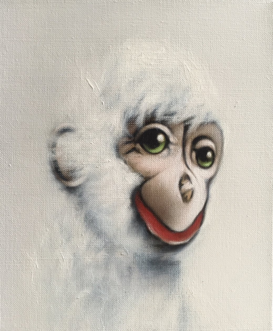 Singe en blanc - Peter Jones