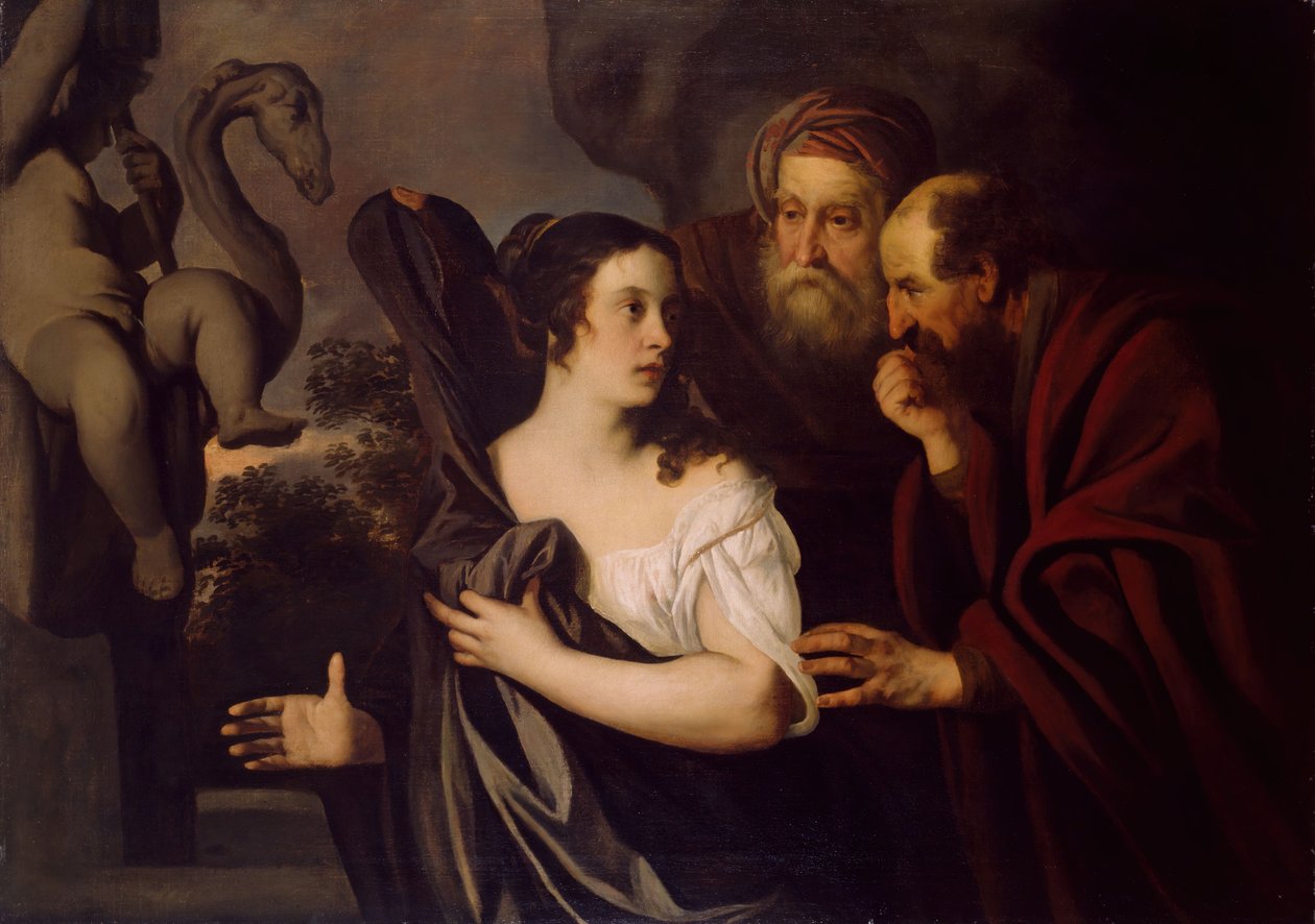 Suzanne et les vieillards, XVIIe siècle - Peter Lely