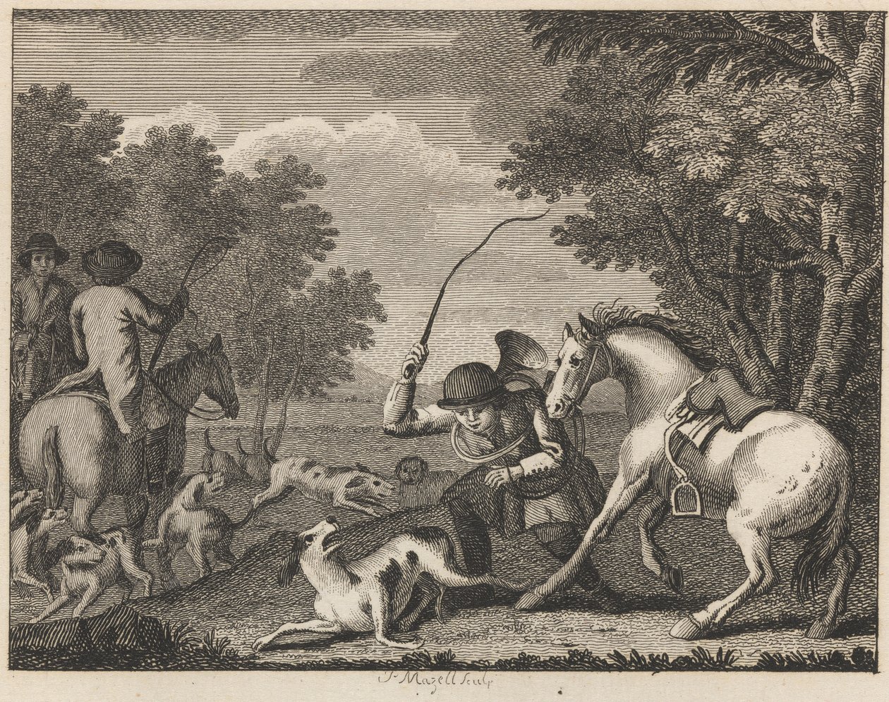 Le chien et le chasseur - Peter Mazell
