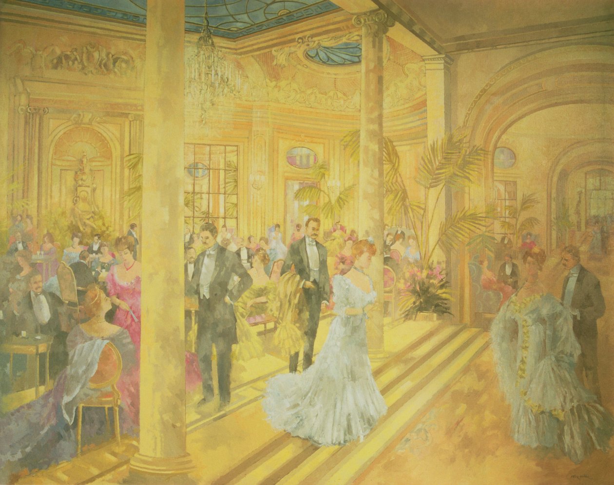 Palm Court - Hiver au Ritz - Peter Miller