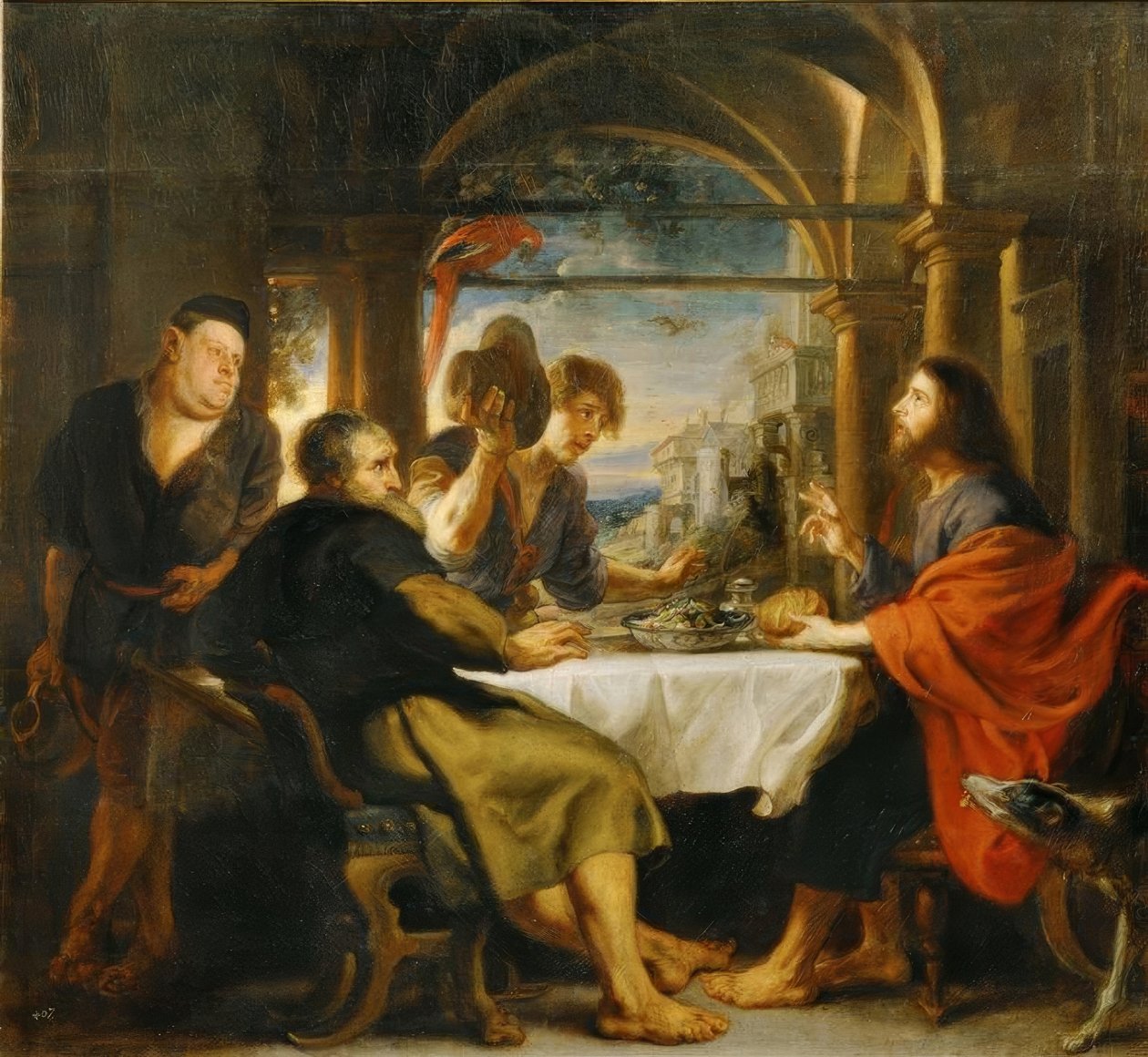 Le Christ à Emmaüs - Peter Paul Rubens