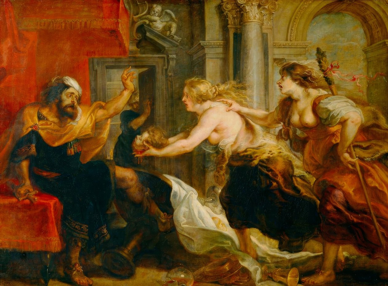 Le Repas de Térée - Peter Paul Rubens