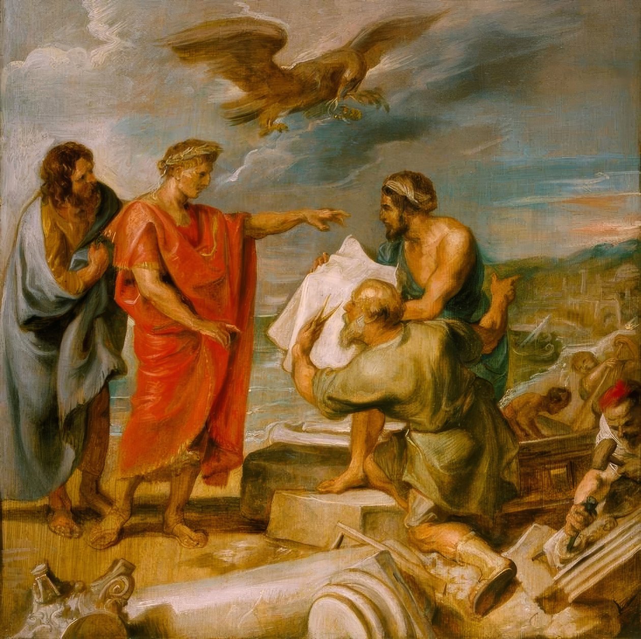 La fondation de Constantinople - Peter Paul Rubens