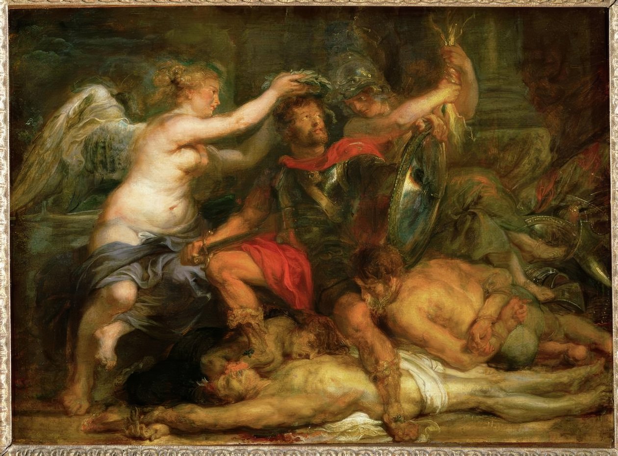 Le Couronnement du vainqueur - Peter Paul Rubens