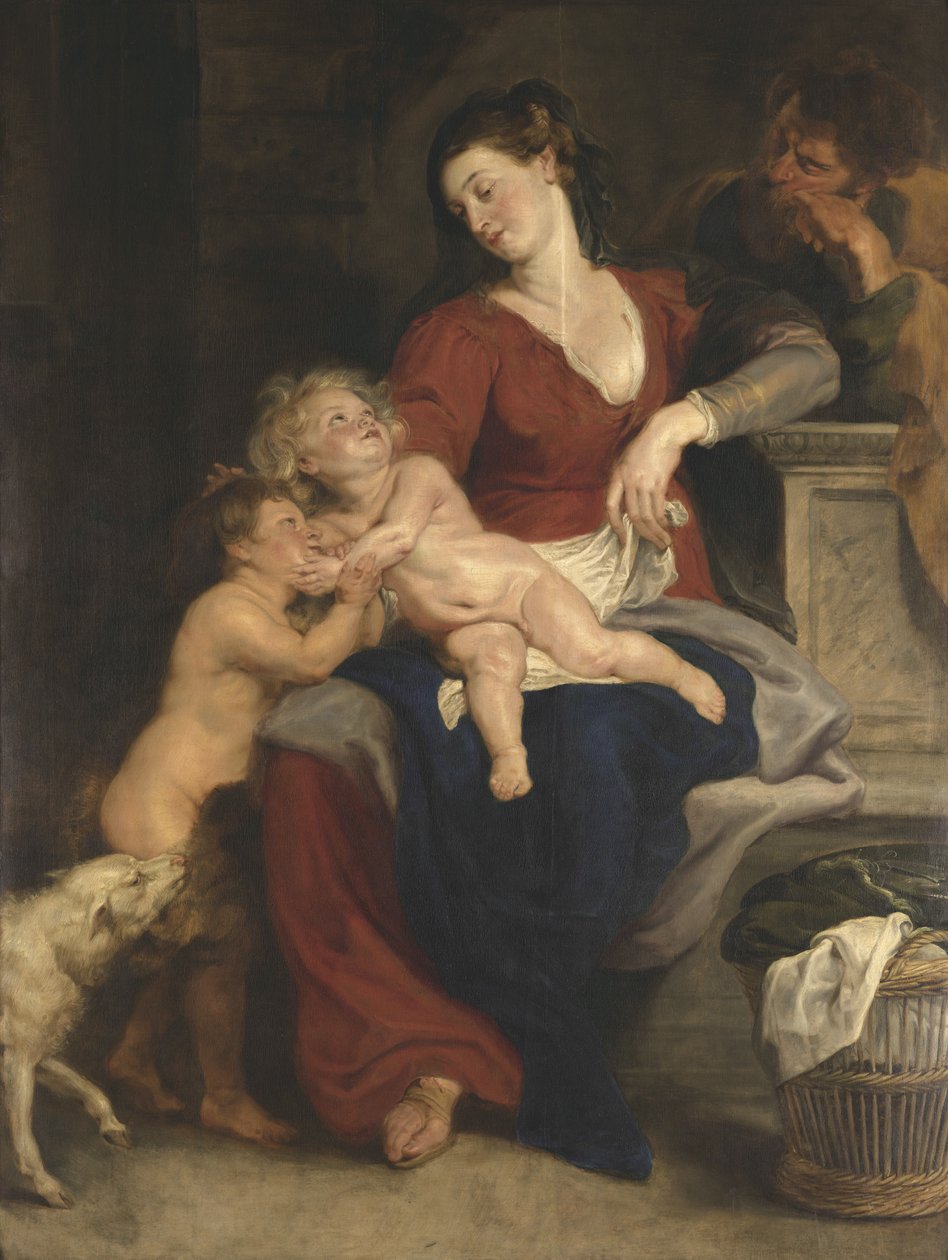 Sainte Famille avec le panier - Peter Paul Rubens